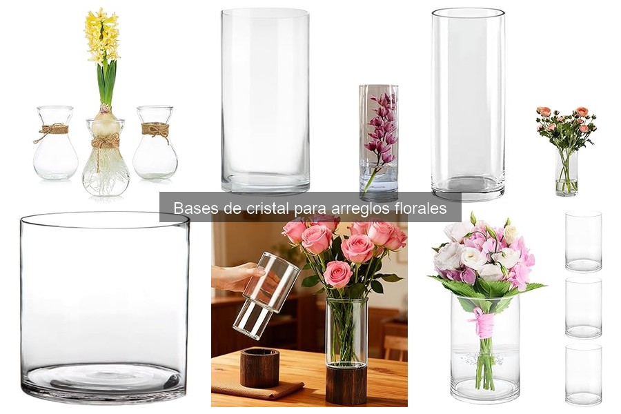 Encuentra la Mejor Base de Cristal para Arreglos Florales
