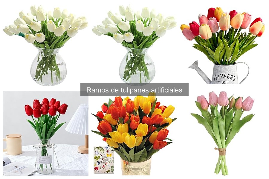 Errores comunes al comprar ramos de tulipanes artificiales
