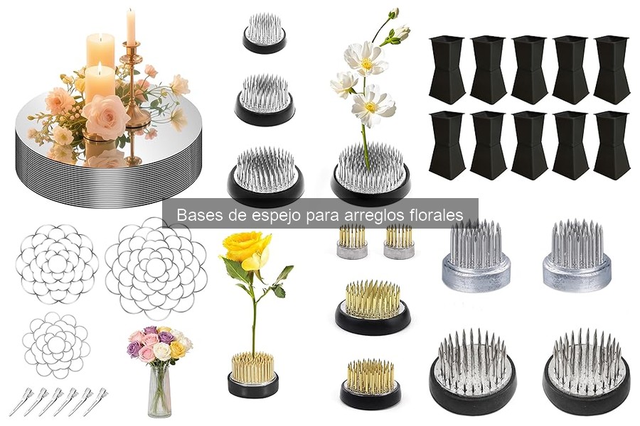 Errores comunes al elegir bases de espejo para arreglos florales