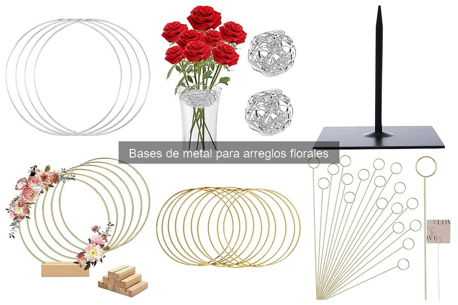 Errores comunes al elegir bases de metal para arreglos florales