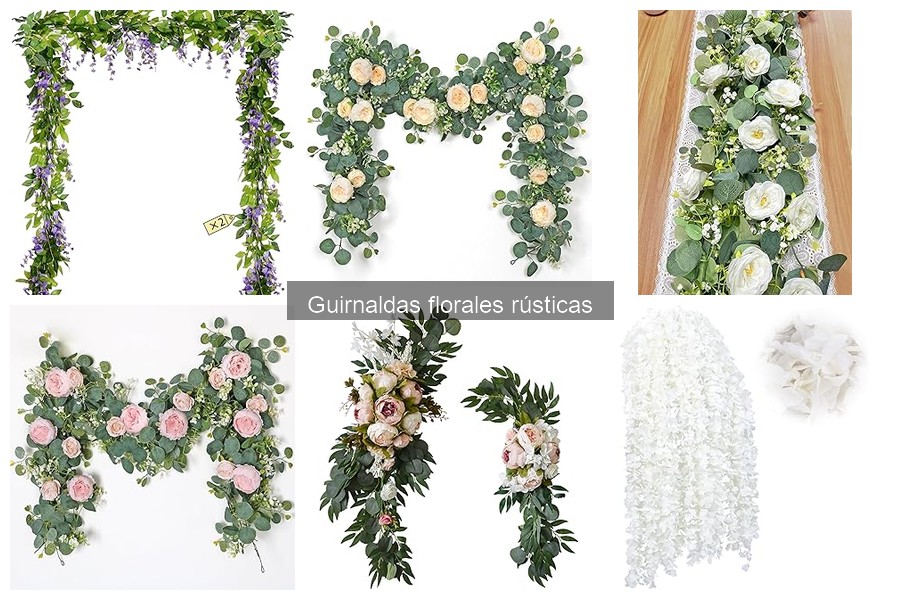 Errores comunes al elegir guirnaldas florales rústicas