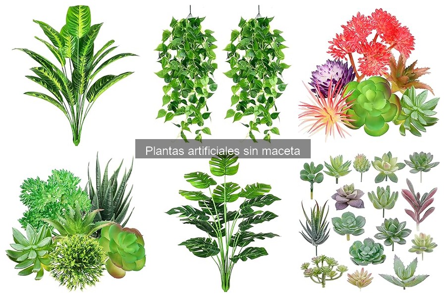 Errores comunes al elegir plantas artificiales sin maceta