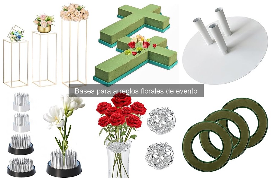 Errores comunes al usar bases para arreglos florales