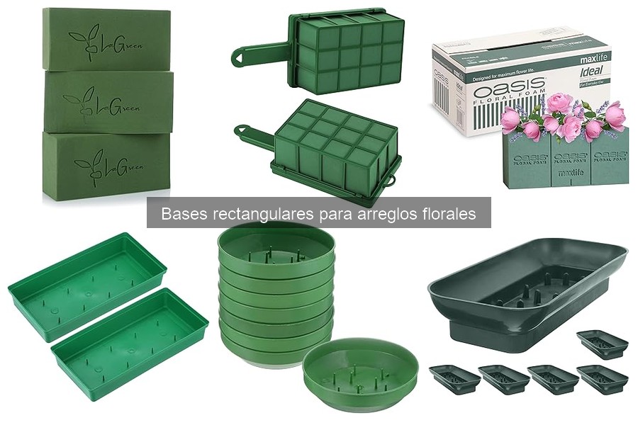 Errores comunes al usar bases rectangulares para arreglos florales