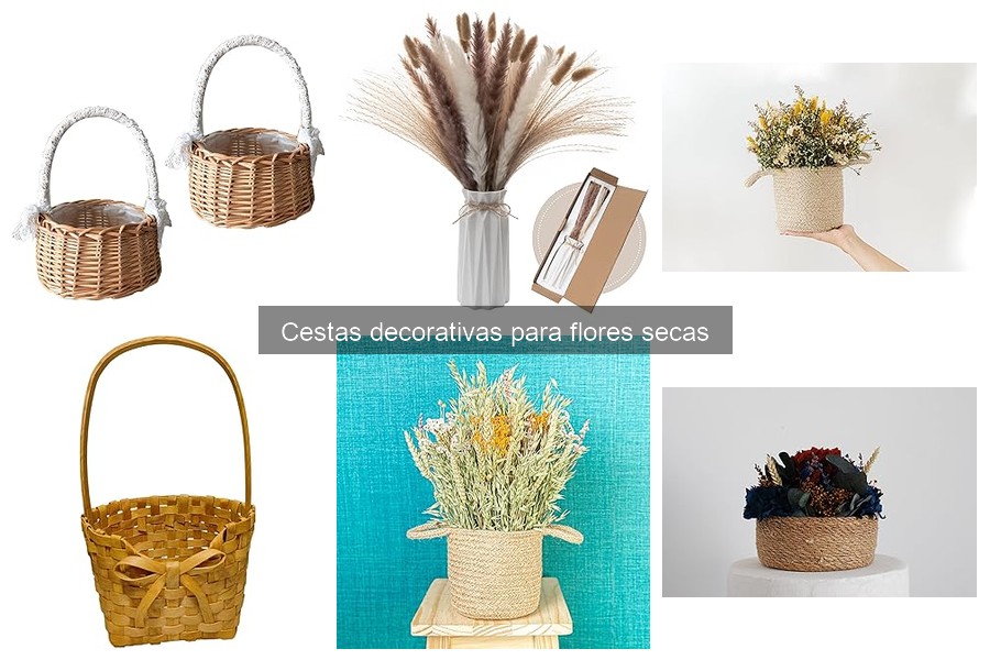 Errores comunes al usar cestas decorativas para flores secas