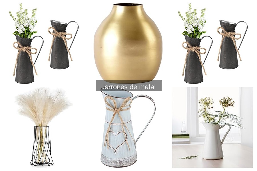 Errores comunes al usar jarrones de metal en decoración