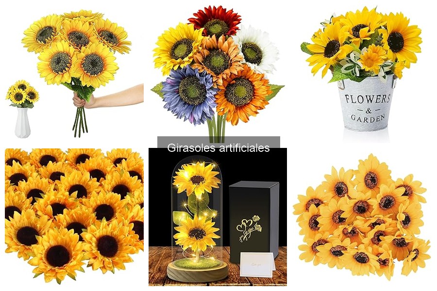 Estilos de girasoles artificiales para decorar tu hogar