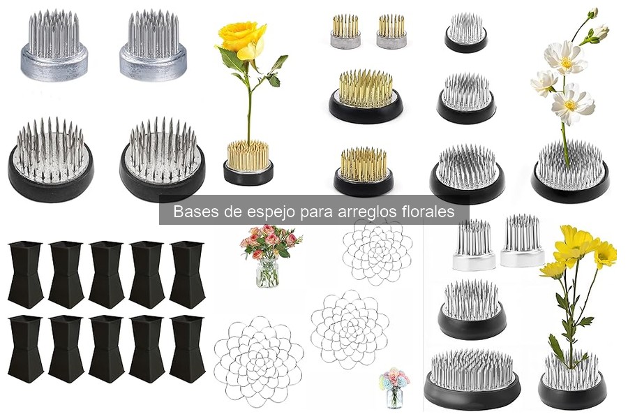 ** Guía de compra: Bases de espejo para arreglos florales
