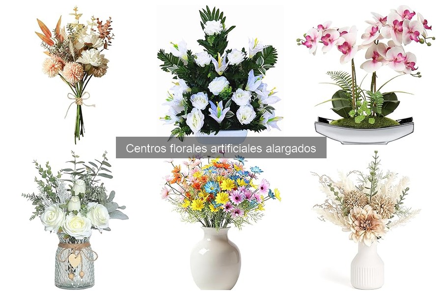 Guía de compra de centros florales artificiales alargados