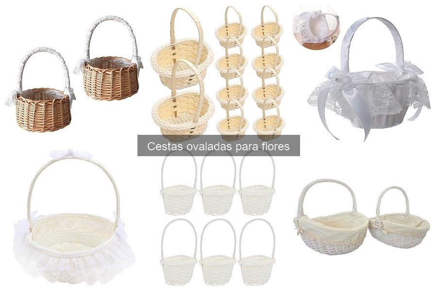 Guía de compra de cestas ovaladas para flores