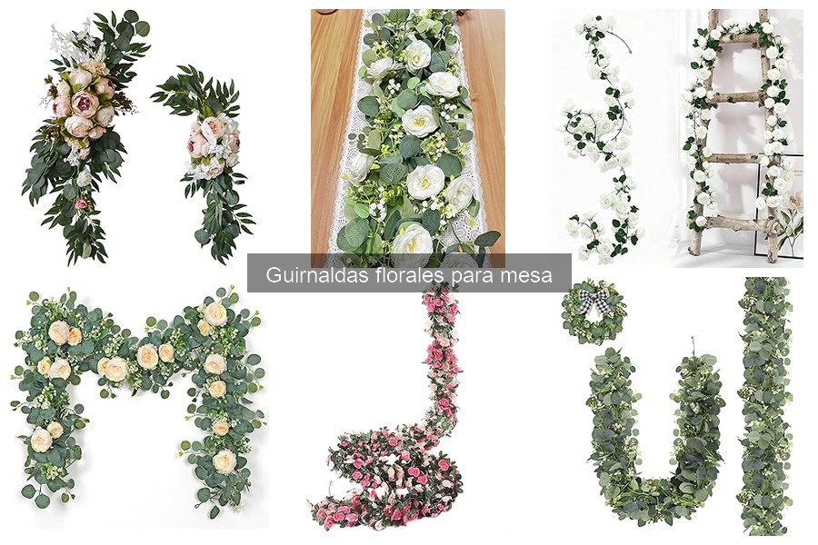 Guía de compra de guirnaldas florales para mesa