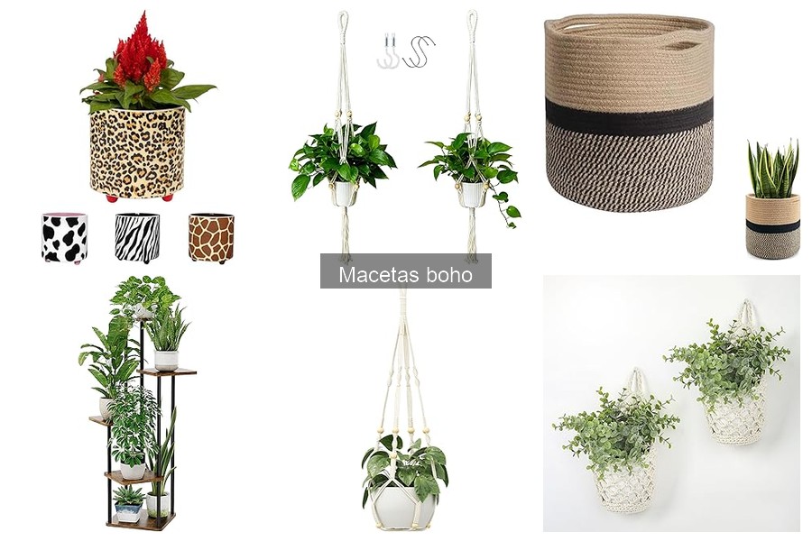 Guía de compra de macetas boho: elige la mejor opción