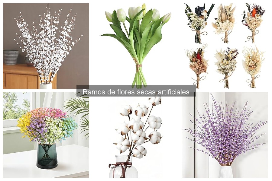 Guía de compra de ramos de flores secas artificiales