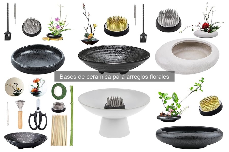 Guía para elegir bases de cerámica para arreglos florales