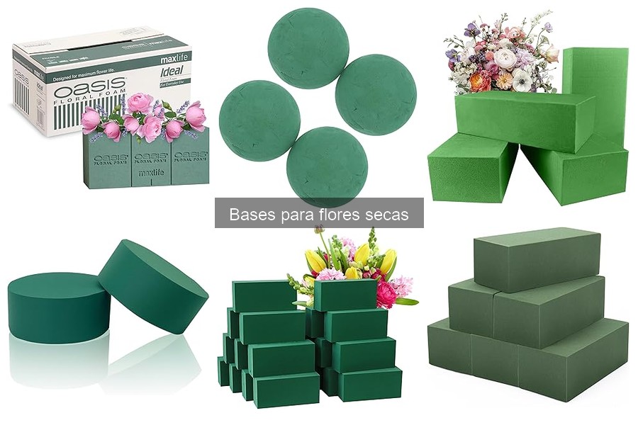 Guía para elegir la base ideal para flores secas