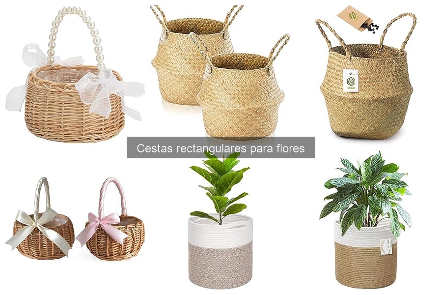 Guía para elegir la cesta rectangular perfecta para flores
