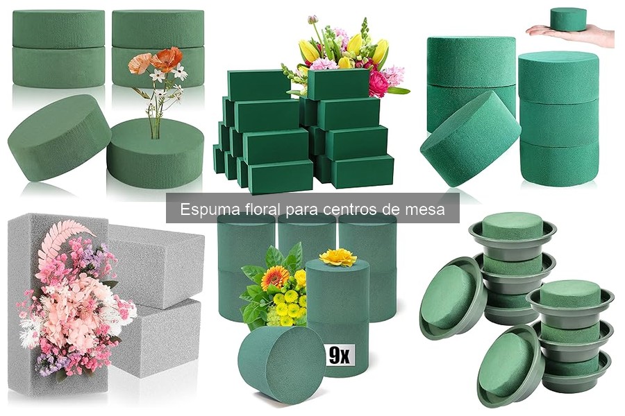 Guía para elegir la mejor espuma floral para centros de mesa