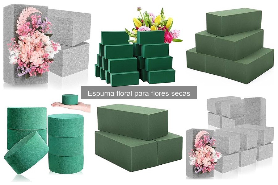 Guía para elegir la mejor espuma floral para flores secas