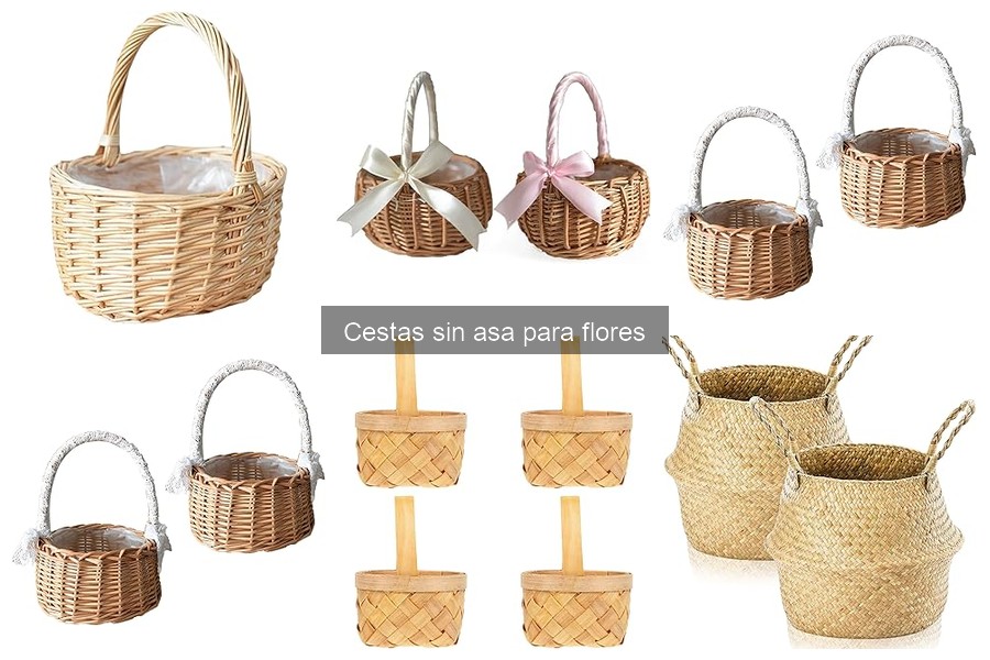 Ideas Creativas de Decoración con Cestas Sin Asa para Flores