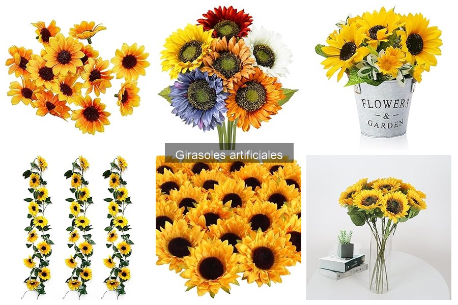 Ideas creativas de decoración con girasoles artificiales