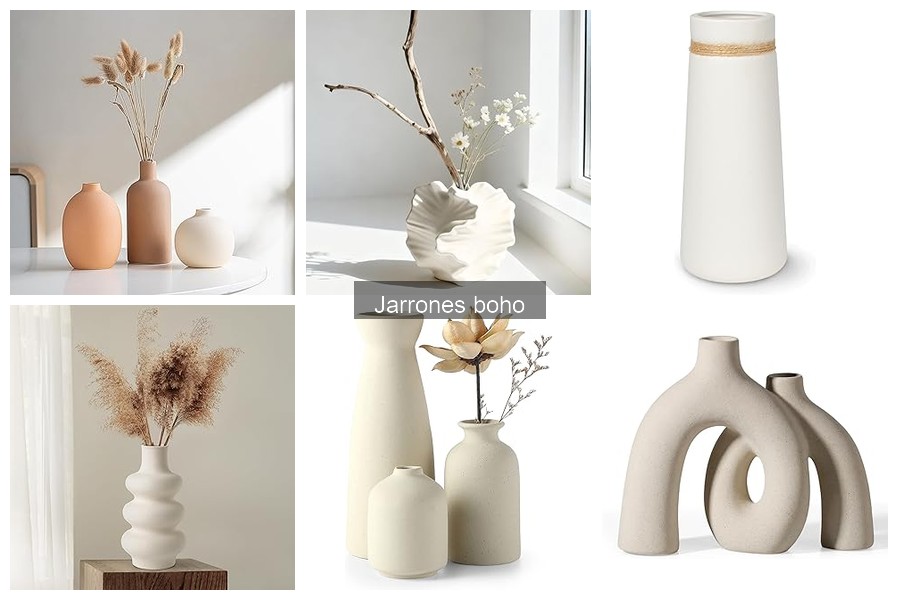Ideas creativas de decoración con jarrones boho para eventos