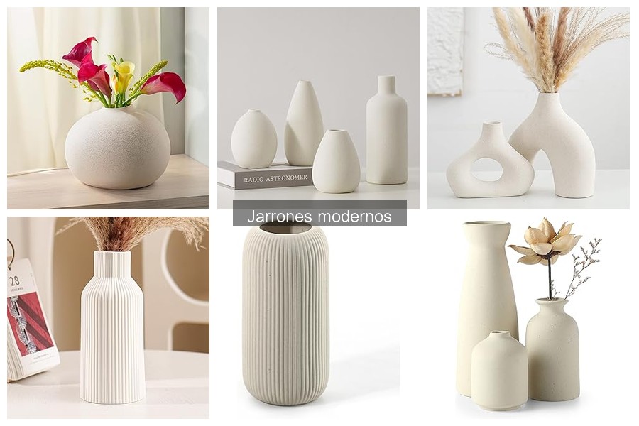 Ideas creativas de decoración con jarrones modernos