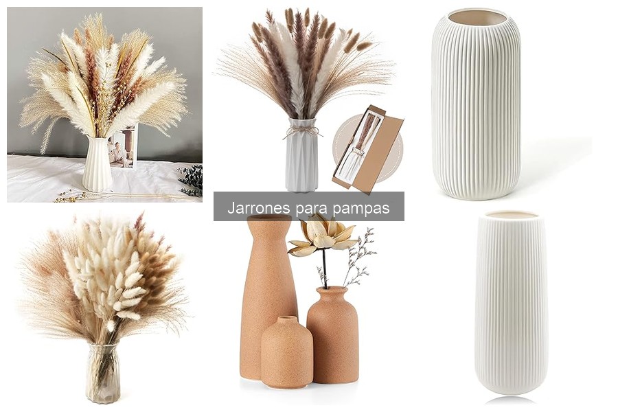 Ideas Creativas para Arreglos con Jarrones para Pampas