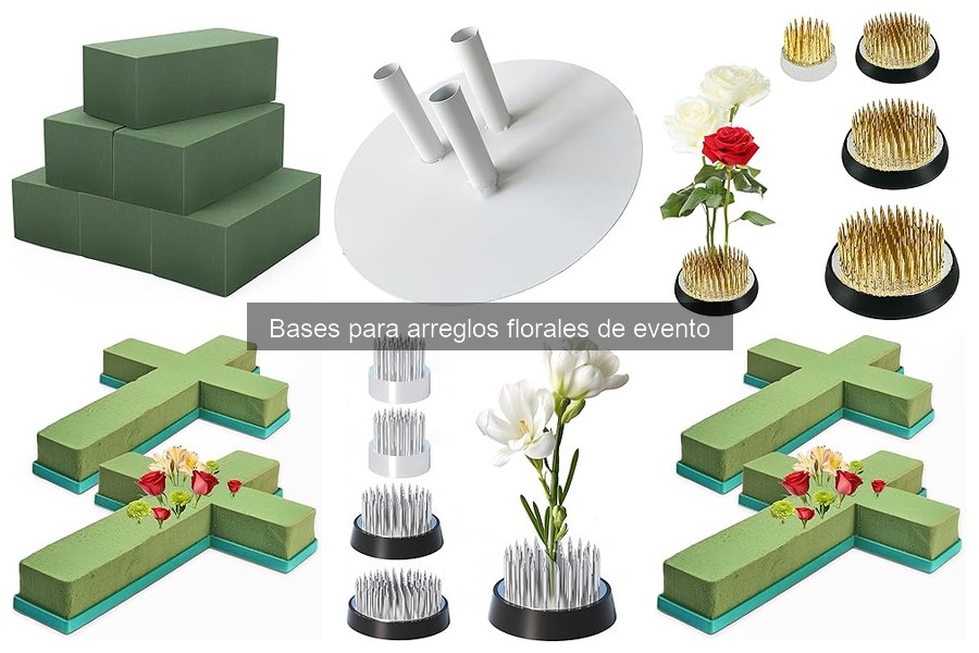Ideas Creativas para Arreglos Florales con Bases Únicas