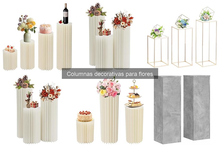 Ideas creativas para combinar columnas decorativas en casa