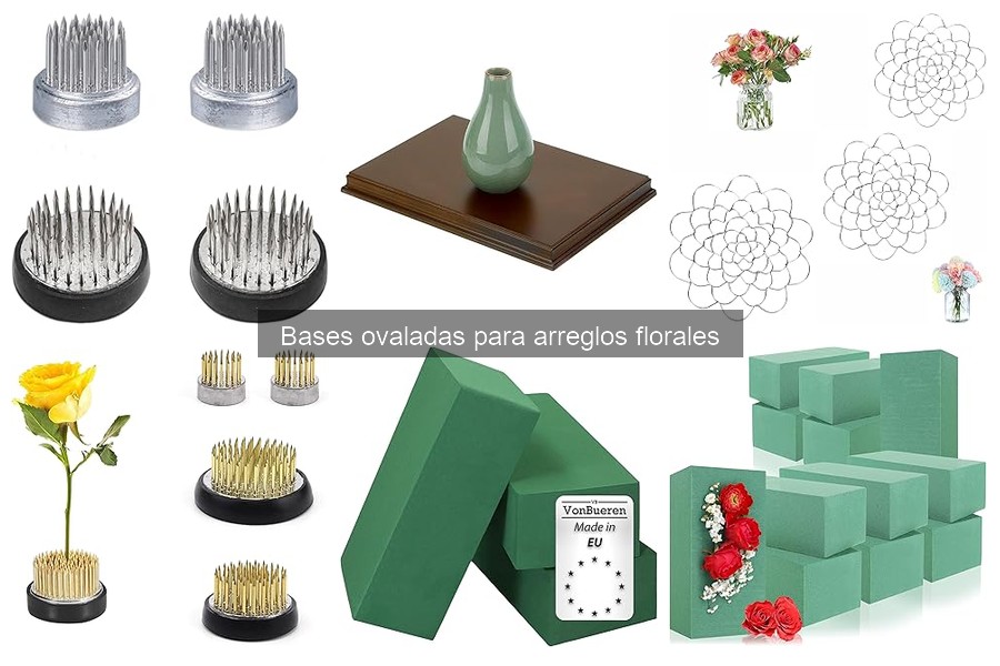 Ideas Creativas para Decorar con Bases Ovaladas de Flores