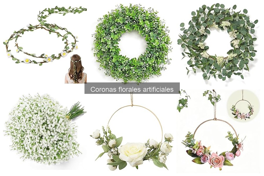 Ideas creativas para decorar con coronas florales artificiales