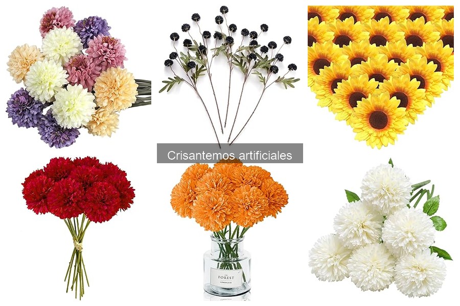 ** Ideas creativas para decorar con crisantemos artificiales