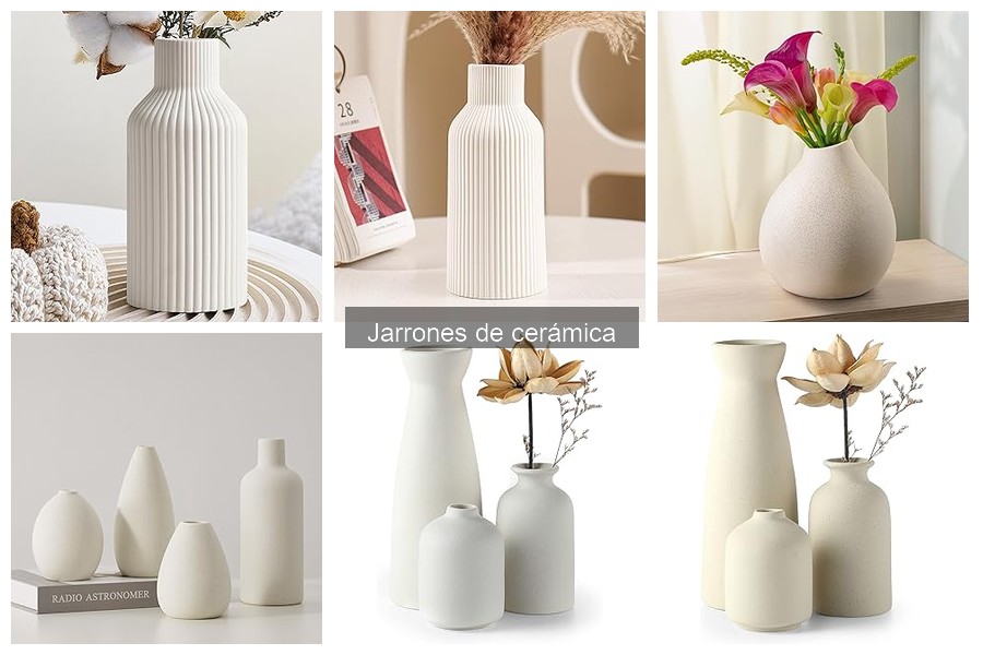 Ideas creativas para decorar con jarrones de cerámica