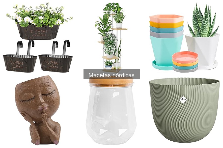 Ideas creativas para decorar con macetas nórdicas