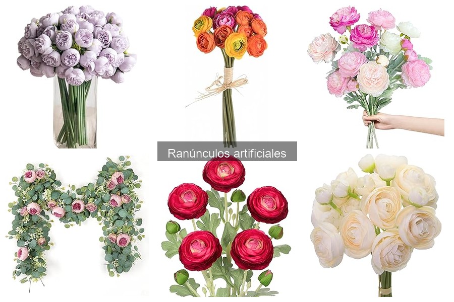 Ideas creativas para decorar con ranúnculos artificiales