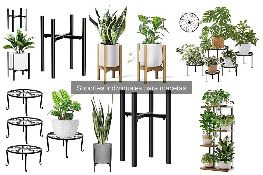 Ideas Creativas para Decorar con Soportes Individuales de Macetas