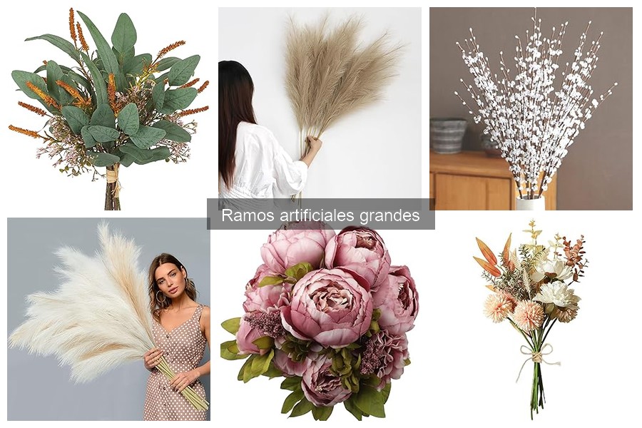 Ideas creativas para ramos artificiales grandes en casa