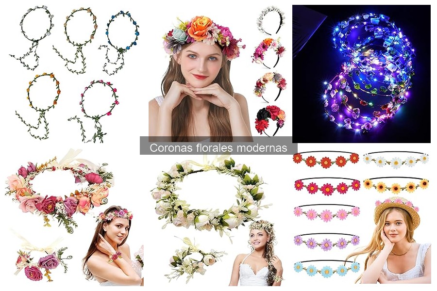 Ideas creativas para usar coronas florales modernas en casa