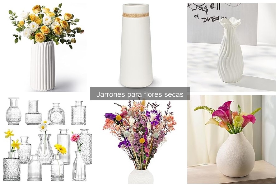 Ideas de Decoración con Jarrones de Flores Secas para tu Hogar