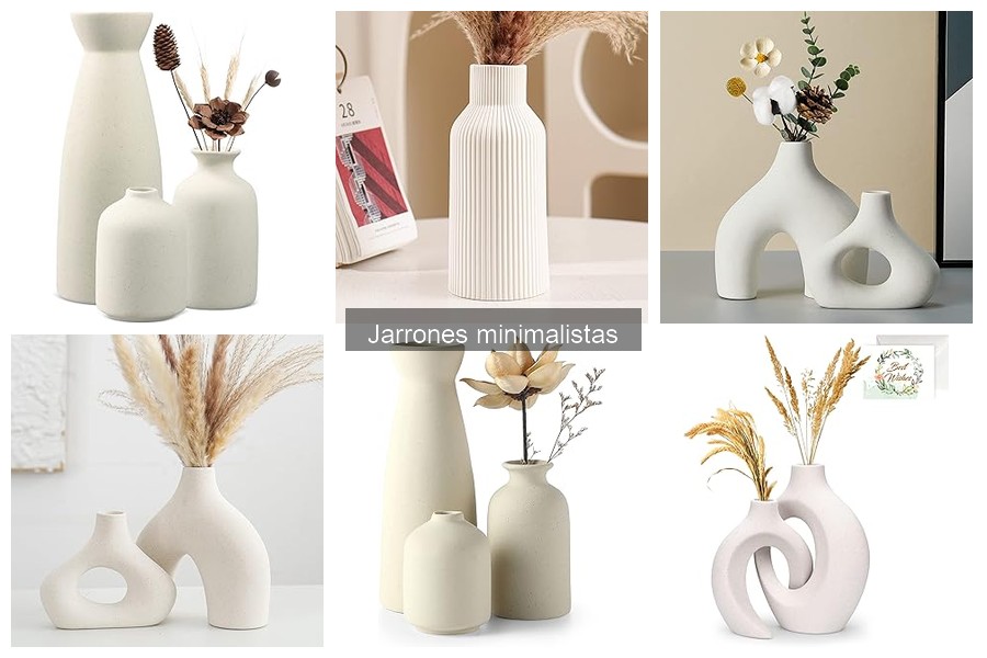 Ideas para Combinar Jarrones Minimalistas en Decoración