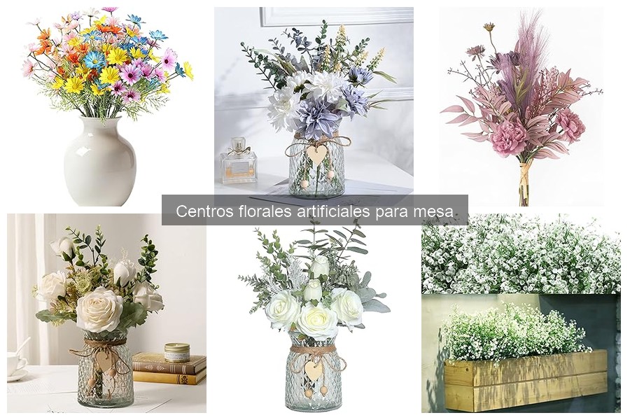 Ideas para Decorar con Centros Florales Artificiales para Mesa