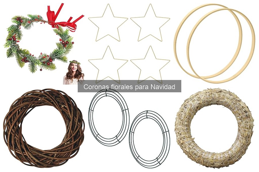 Ideas para Personalizar Coronas Florales de Navidad