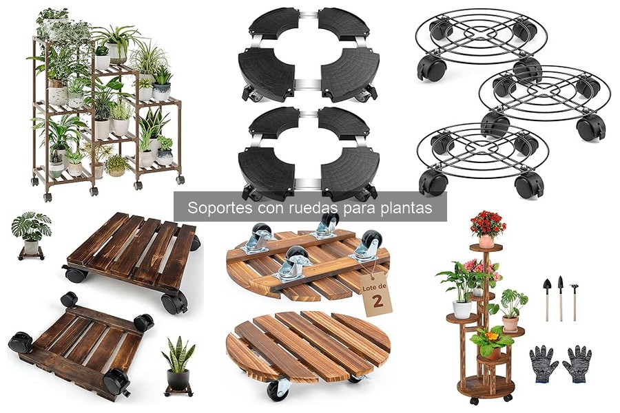 Instrucciones para Instalar Soportes con Ruedas para Plantas