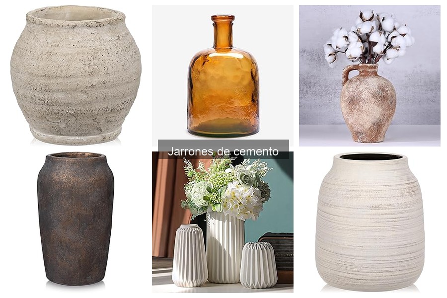 Jarrones de cemento vs. cerámica: ¿cuál elegir para decorar?