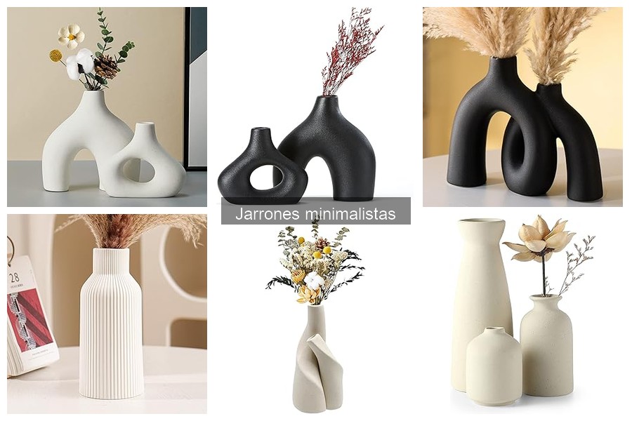 Jarrones minimalistas como centros de mesa: Ideas y consejos