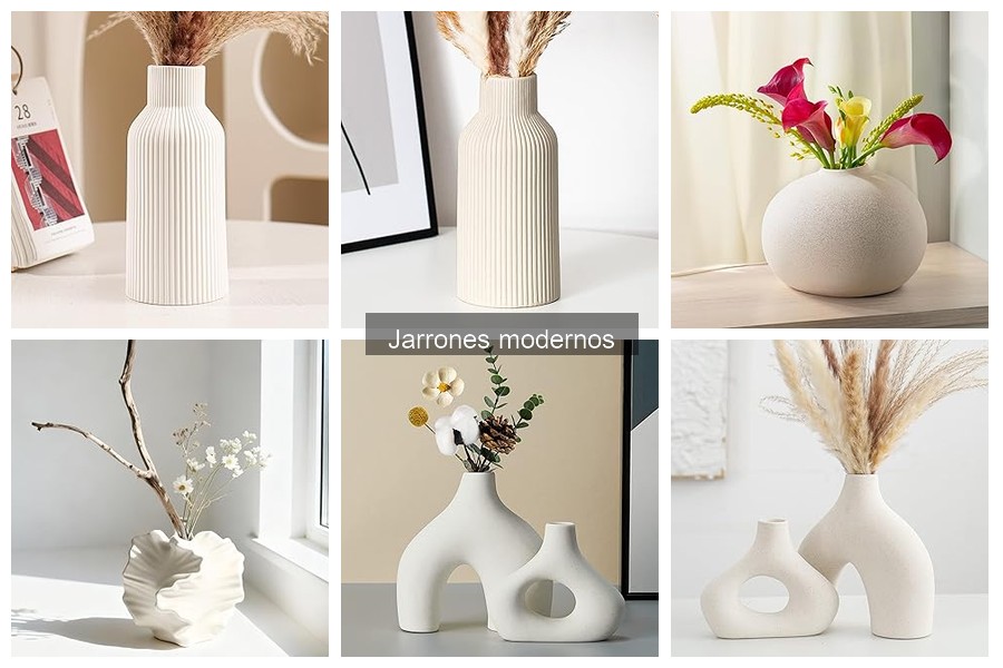 Jarrones modernos: Impacto en la decoración de interiores