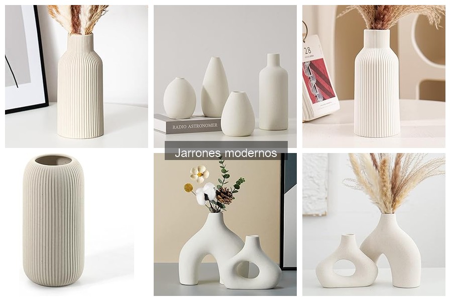 Jarrones modernos para flores frescas: funcionalidad y estilo