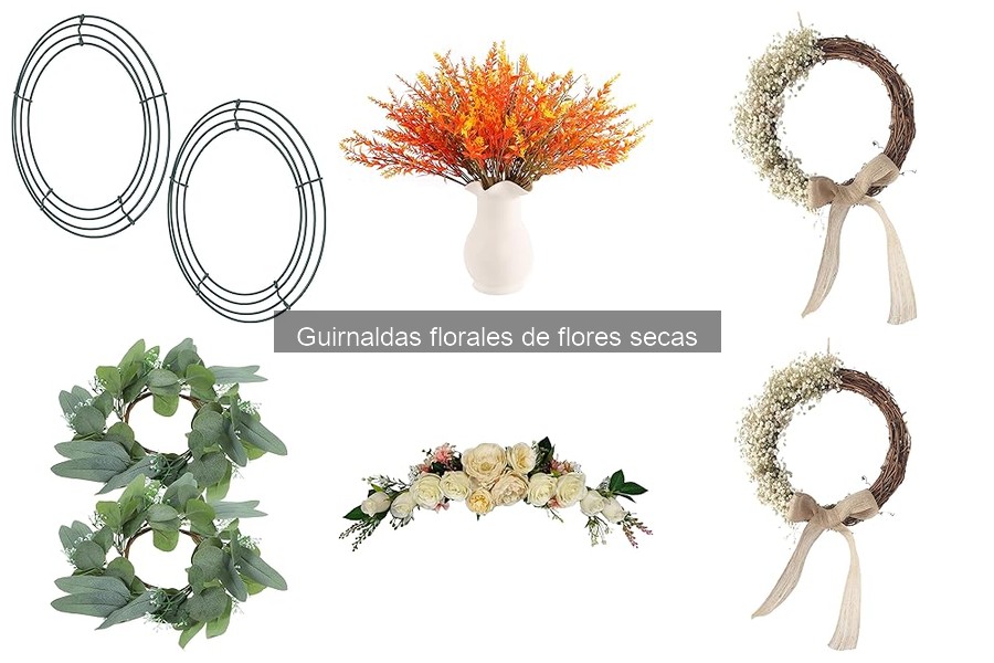 Las mejores guirnaldas florales secas para eventos