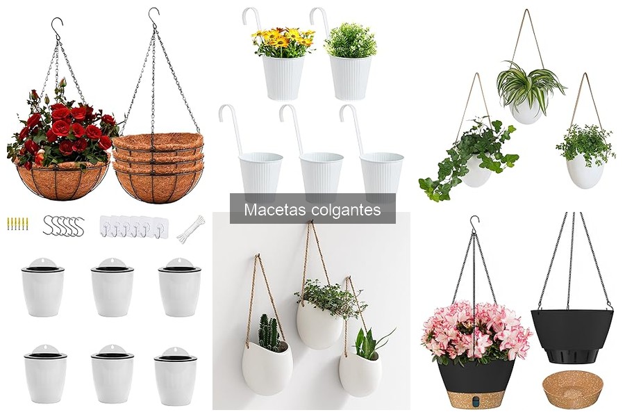 Macetas Colgantes: Ideales para Espacios Pequeños