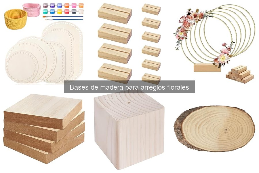 Mantenimiento de Bases de Madera para Arreglos Florales